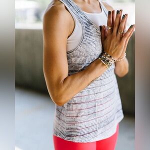 Zyia Active Gray Code Havana Tank Brand New with Tags Size Medium